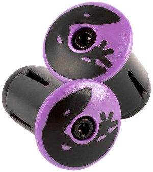 Lizard Skins DSP Bar Tape Plugs, Violet Purple