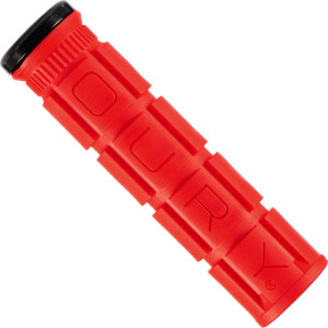 Lizard Skins Oury V2 Lock-On Grips, Candy Red