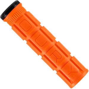 Lizard Skins Oury V2 Lock-On Grips, Blaze Orange