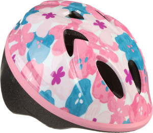 Halfords Pink Floral Toddler Helmet, 44-50cm
