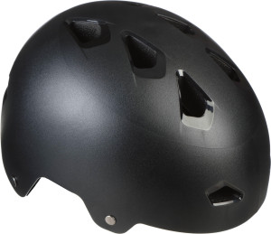 Halfords Black Junior Skate Helmet, 52-58cm