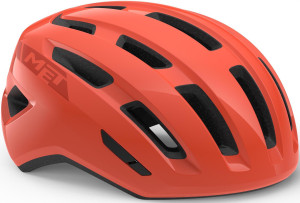 MET Miles Helmet, Coral Gloss, 52-58