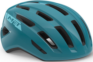 MET Miles Helmet, Teal Gloss, 58-61