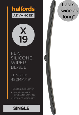 Halfords Advanced Silicone Wiper Blade X19 inch