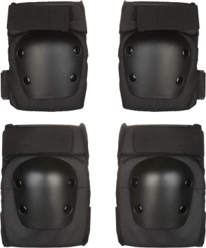 Halfords Black Junior Full Pad Set, 7-11yrs