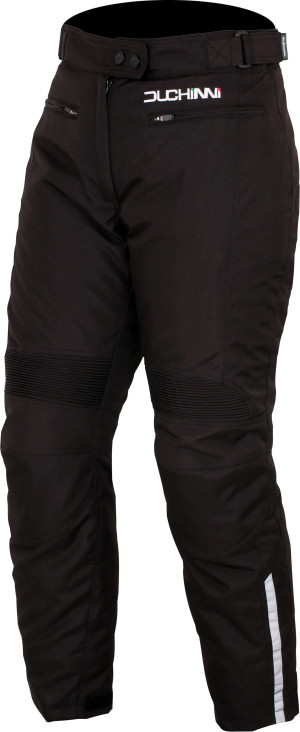 Duchinni Turin Ladies Motorcycle Jeans - Black, 14