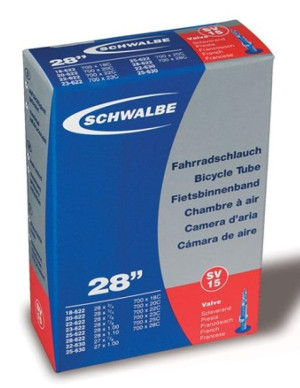 Schwalbe Bike Inner Tube, 700c x 18 - 28c (SV15)