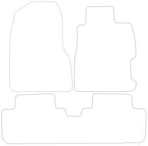 Honda Civic Graphite - Luxury Mats 0 Clips (SS7151)
