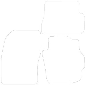 Mazda 3 Graphite - Luxury Mats 0 Clips (SS7201)