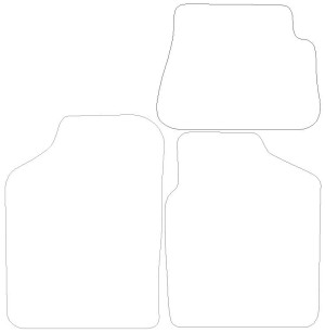 Kia Picanto Graphite - Luxury Mats 0 Clips (SS7177)
