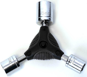 Halfords Advanced 3 way socket 13/14/15mm