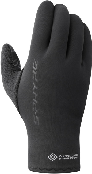 Shimano Unisex, S-PHYRE Thermal Gloves, Black, Size S
