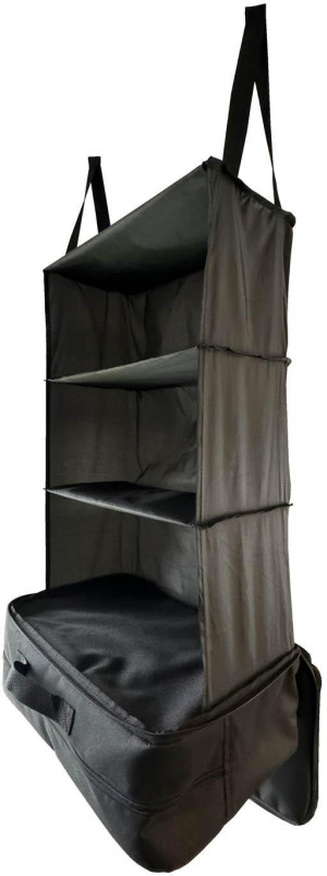 Camping Organiser with Shelves and Storage Bag