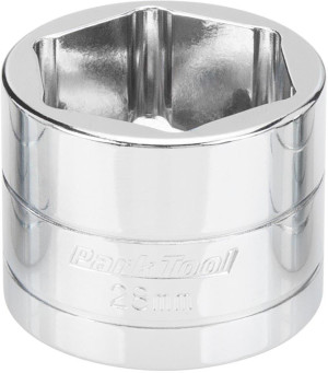 Park Tool 3/8 inch Flat-Faced Socket, 28mm