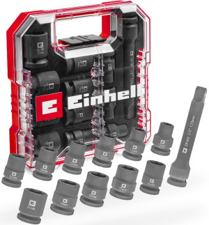 Einhell 12pc 1/2 inch Impact Socket Set