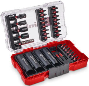 Einhell 35pc Impact Bit & Socket Set