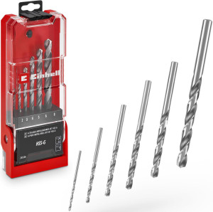Einhell 6pc HSS-Ground drill bit Set