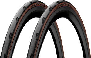 Continental GP5000 Clincher Tyre Bundle, Tanwall 700x28c