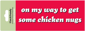 Bumper Sticker Nugg