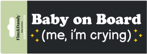 Bumper sticker Baby
