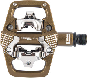 LOOK X-TRACK EN-RAGE Plus MTB Pedals With Cleats, Bronze