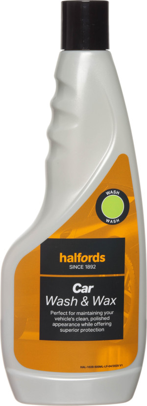 Halfords Car Wash and Wax 500ml