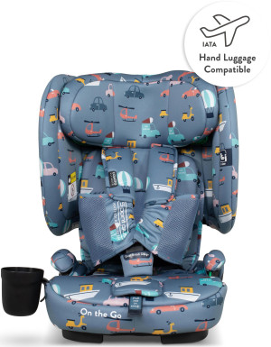 Cosatto On the Go i-size Travel Car Seat - Itchy Feet Sky
