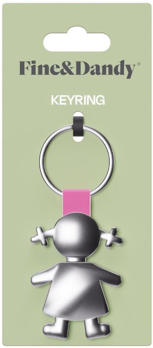 Fine & Dandy Girl Keyring