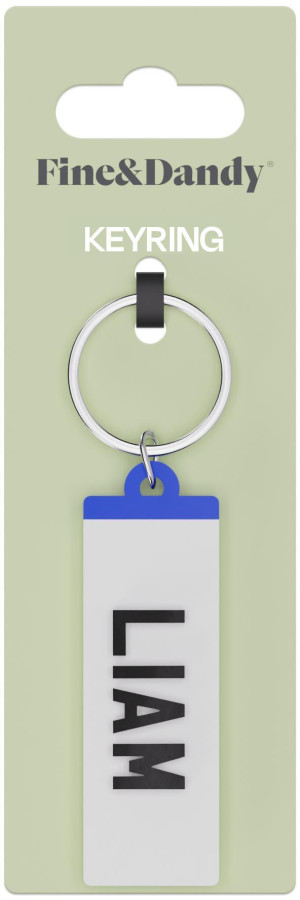 Fine and Dandy Liam Number Plate Keyring