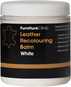 Furniture Clinic Leather Recolouring Balm - White