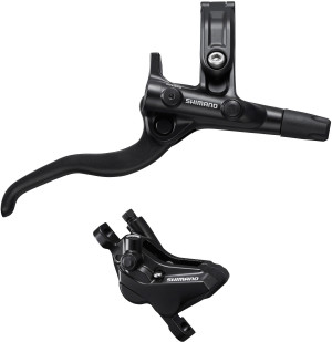 Shimano Deore BR-MT420/BL-M4100 Disc Brake Set, 4 Pot Calliper, Front Right