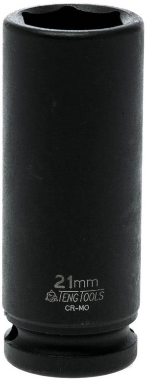Teng 1/2 inch Deep Impact Socket DIN Metric 21mm