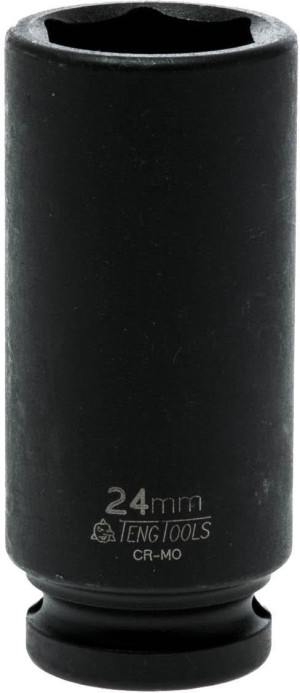 Teng 1/2 inch Deep Impact Socket DIN Metric 24mm
