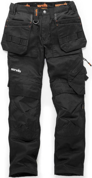 Scruffs Womens Trade Flex Holster Trousers Black 20L