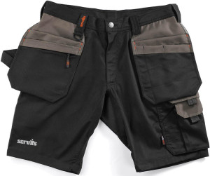 Scruffs Worker Plus Holster Shorts Black 32
