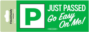 Just Passed Bumper Sticker