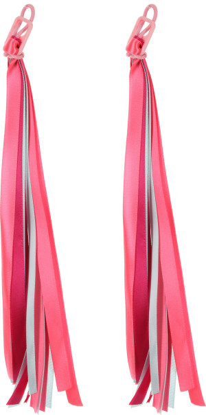 Halfords Kids Bike Ribbon Streamers (Pink) | Kids Bike Accessory