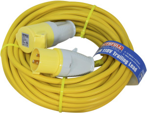 Faithfull Trailing Lead 110V 16A 2.5mm Cable 14m