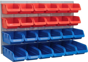 Faithfull Wall Panel + 24 Bins
