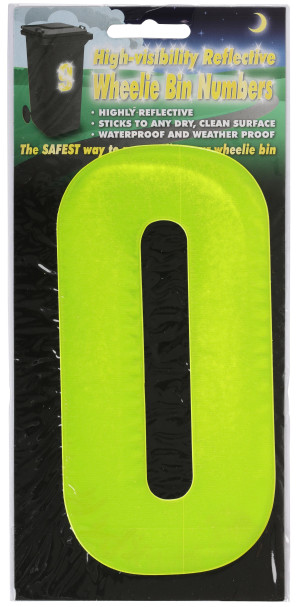Hi Vis Number Yellow 0