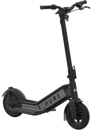 Pure Escape Folding Electric Scooter, Black