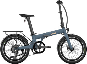 UTO Afternoon OG20 Electric Folding Bike, Ocean Blue