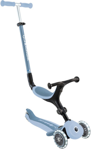 Globber Go Up Active Lights Eco - Blueberry