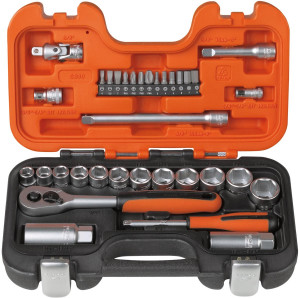 Bahco S330 1/4 inch & 3/8 inch Socket Set