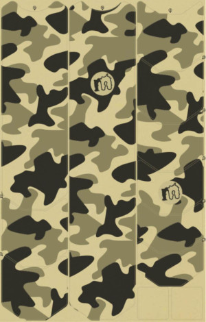 Mucky Nutz Frame Skinz Camo, Black Matt