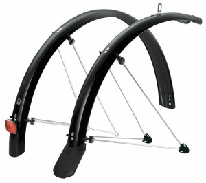 SKS Chromoplastic Mudguard Set 700c, Black, 35mm