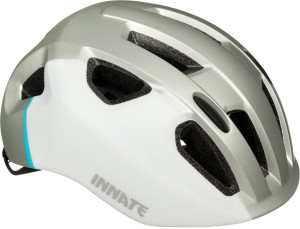Halfords Silver Innate Junior Helmet, 52-58cm