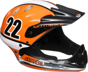 MXR250 Orange Fullface Kids Helmet , 48-54cm