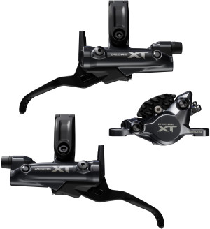 Shimano XT BR-M8200/BL-M8200 Disc Brake Set, Front & Rear