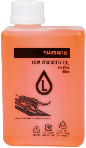 Shimano SM-LVOIL Low Viscosity Mineral Oil, 500ml